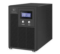 Atlantis A03-HP4003PXLN Groupe d'interruption ininterrompu 36,6 dbA Onde sinusoïdale pure 3000 VA 2100 W Line Interactive Écran LCD USB-HID 3 IEC + 2 Schuko RS232 Emplacement SNMP 4 piles 12 V