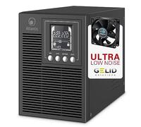 Atlantis A03-OP1002XLN Online 88% Quieter Server UPS Double Conversion Pure Sine Wave 1000VA 700W, Low Noise Fan Gelid 23,6 dbA,USB,2 Schuko + 1 IEC, 2x12V-9Ah
