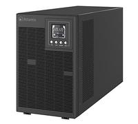 Atlantis A03-OP3002P Pro Onduleur (UPS) Online Double Conversion et Pure sinusoïde avec Une Puissance de 3000VA 2700W, Tour d'affichage LCD, USB, RS-232 série, 4 Sorties IEC, Slot SNMP, 6x12V-9Ah