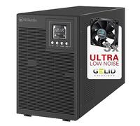Atlantis A03-OP3002XLN Online 75% Quieter UPS Server Double Conversion Pure Sine Wave 3000VA 2100W, Low Noise Fans Gelid 31,3 dbA,USB,4 IEC, Slot, 6x12V-9Ah