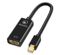 Atlantis A04-MINIDP_HDMI Adaptateur Mini Display Port (DP) vers HDMI, 4K 1080p 60 Hz, mâle-Femelle Connectez Un PC/Notebook/Mac avec Display Port à Un Moniteur avec entrée HDMI. Câble de 18 cm.