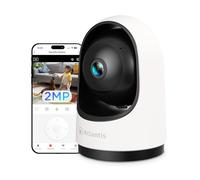 Atlantis A14-SC915 Caméra IP sans Fil motorisée 350° Capteur 2MP, Détection de Mouvement, Audio 2 Voies, Vision Nocturne, Slot MicroSD, APP Tuya, Notifications Push