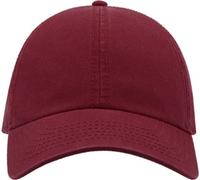 Atlantis Action Casquette baseball chino à 6 panneaux (2 pièces/paquet) AB428 (taille unique) (Bourgogne)