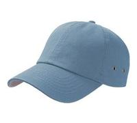Atlantis Action 6 Panel Chino Baseball Cap - Light Blue - OS
