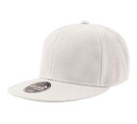 Atlantis - Casquette avec visière plate - Mixte (Taille unique) (Blanc) - UTAB213 Blanc, Blanc