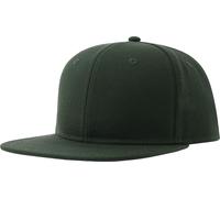 Atlantis - Casquette baseball visière plate homme/femme unie AB626 (taille unique) (Vert bouteille)