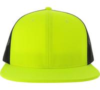 Atlantis - Casquette camionneur 6 segments homme/femme unie AB624 (taille unique) (Jaune/Noir)