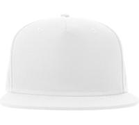 Atlantis - Casquette de baseball Snapback pour homme/femme unie AB633 (taille unique) (Blanc)
