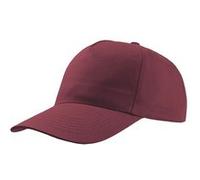 Atlantis - Casquette START 5 - Mixte (Taille unique) (Bordeaux) - UTAB220 Bordeaux, Bordeaux