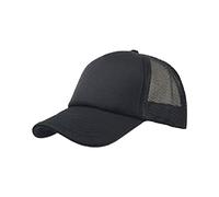 Casquette style trucker RAPPER - ATLANTIS - Noir - 100% polyester