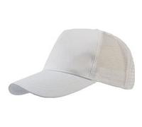 Atlantis - Casquette style trucker RAPPER - Mixte (Taille unique) (Blanc) - UTAB206 Blanc, Blanc