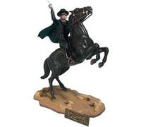Atlantis Figure models - Zorro and his Horse Tornado with Base - 25 cm - noir Noir G