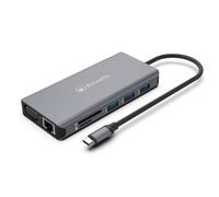 Atlantis Land A04-TC_DK46 station d'accueil Avec fil USB 3.2 Gen 1 (3.1 Gen 1) Type-C Gris