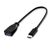 Atlantis Land A04-TC_UB3-01 câble USB USB 3.2 Gen 1 (3.1 Gen 1) 0,15 m USB C Noir