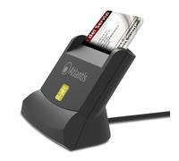 Atlantis Land Lettore Smart Card USB Verticale per Firma Digitale e Pagamenti