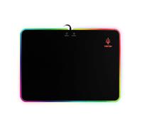 Atlantis Land P002-GP35-LED tapis de souris Tapis de souris de jeu Noir