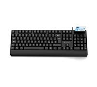 Atlantis Land P013-K810S clavier Bureau USB Italien Noir