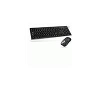 Keyboard combo Kit clavier Souris incluse USB QWERTY Noir