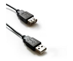 Atlantis Land P019-UB2-AAMF-1 câble USB USB 2.0 1 m USB A Noir