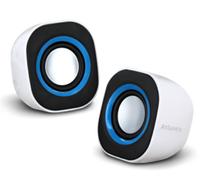 Atlantis Land SoundPower 410 1-voie Noir, Bleu, Blanc Avec fil 5 W