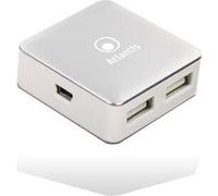 Atlantis Land TravelHub ARGO 480 Mbit/s Aluminium, Blanc
