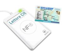 ATLANTIS "Lecteur CIE 3.0" : Lecteur NFC Contactless pour Carte d'identité électronique Italienne CIE 3.0, USB, Cartes MIFARE® et ISO 14443 A et B et Les Quatre Types de tag NFC