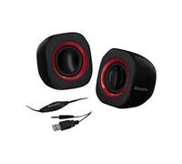 Atlantis Linea Premium SoundPower 410 - Haut-parleurs - pour PC - 5 Watt (Totale) - noir