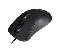 Atlantis OptiStar - Souris - ergonomique - optique - 3 boutons - filaire - USB - noir