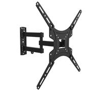 Atlantis P022-E15SBH Support Mural TV pivotant, Bras Mural pour TV de 13" à 60", Max 30Kg, Max VESA 400x400. Inclinaison Verticale +/-12°. Rotation de 180°, Extension jusqu'à 36,5 cm.