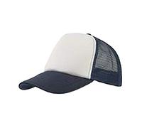 Atlantis Rapper 5 Panel Trucker Cap - Navy/White - OS