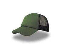 Atlantis Rapper 5 Panel Trucker Cap - Olive/Black - OS