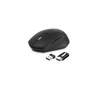 Atlantis Souris P009-M7030-G Wireless USB-C Ottico 4 tasti 800/1200/1600 dpi 2X Mini Ricevitore Nano Size USB+USB-C Noir Marque