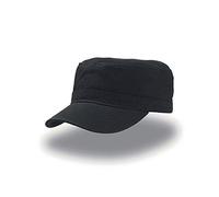 Atlantis - Casquette militaire en serge de coton - Mixte (Taille unique) (Noir) - UTAB226 Noir, Noir
