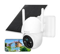 Atlantis Volta Pro PT Caméra Wi-FI motorisée sans Fil 3MP, Batterie Rechargeable, Panneau Solaire IR/LED, IP65, Audio 2 Voies, Détection de Mouvement, Slot MicroSD, APP, Notifications Push, Cloud