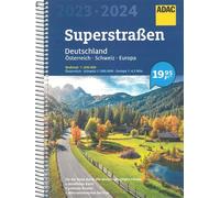 Atlas allemagne autriche suisse 2023/2024 - Collectif - Adac - broché - Atlas / carte