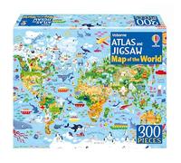 Atlas and Jigsaw Map of the World – Usborne