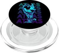 Atlas Antique Titan Mythologie Grecque Atlas rétro PopSockets PopGrip pour MagSafe