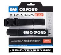 Atlas B-Clip Paire de Sangles réglables Noir 26 mm x 1,2 m