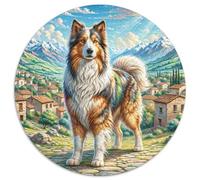 Atlas Berger 1000 Piece Puzzle Rond, pour Enfants Adult Éducatif Unique Jigsaw pour La Famille Amis 12 Ans De Qualité Supérieure 1000pcs (67.5x67.5cm)