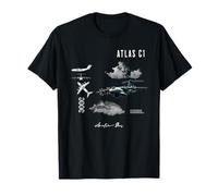 Atlas CI : A Visual Journey Through Dimensions Aircraft Tee T-Shirt