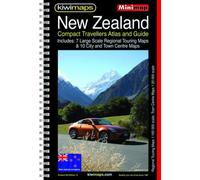Atlas compact format A5 - Nouvelle-Zélande, reliure à spirales | Kiwi Maps