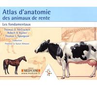 Atlas d anatomie des animaux de rente - Thomas Leslie Spurgeon - Med'com - broché - Manuel
