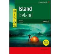 Atlas de voyage d'Islande, atlas automobile 1:150.000, reliure spirale, freytag & berndt