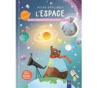 Sara Ugolotti – Atlas dépliable L'espace – Apprends tout sur l'espace – Poster géant détachable