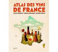 Atlas des vins de France - David Cobbold - Hachette Pratique - relié - Beau livre