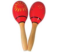 Atlas en Bois Maracas, 27.9cm une Paire De Rouge Shakers De Hobgoblin Musique