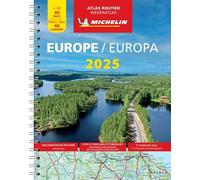 Atlas Europe 2025 (A4-Spirale) - - Collectif - Michelin - Atlas / carte