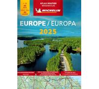 Michelin – Atlas Europe 2025 – Atlas routier et touristique – A4-Spirale