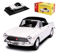 Atlas Fiat 1500 Cabriolet Weiss 1/43 Norev Modell Auto