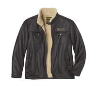 ATLAS FOR MEN - Blouson Aviateur Suédine Doublé Sherpa - L